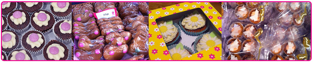 pictures of Fiona Frost baking and cakes and friends