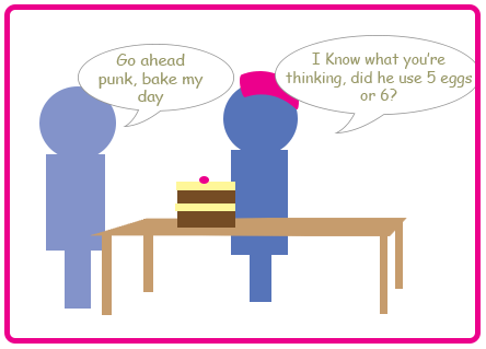 picture of a girl selling cakes on a stall